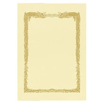 Amazon.co.jp: [ケース販売] 山櫻 賞状用紙 A4ワイド 縦長